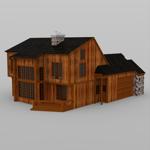 Two Story Traditional Home (for DAZ Studio)