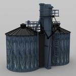 Twin Silo (for DAZ Studio)