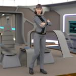 Earth Alliance Uniform (for La Femme 2) (for Poser)