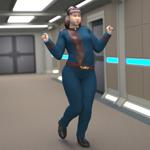 Earth Alliance Uniform (for La Femme 2) (for Poser)