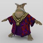 Click to see information about the 'Rigellian (for DAZ Studio)'.