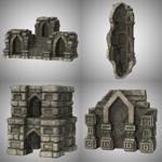 Dungeon Pack 1: Arena Crypts Dungeons (for Poser)