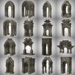 Dungeon Pack 1: Archways (for Poser)