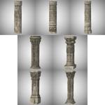 Dungeon Pack 1: Columns (for Poser)