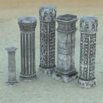 Click to see information about the 'Dungeon Pack 1: Columns (for Poser)'.