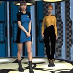 SFU TNG 2350 Outfit (for La Femme 2) (for Poser)