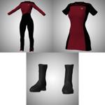 SFU TNG 2350 Outfit (for La Femme 2) (for Poser)