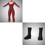 SFU MM Crewman Outfit (for La Femme 2) (for Poser)