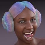 Star Princess Hair (for G8F) (for DAZ Studio)