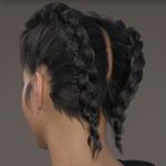 Star Princess Hair (for G8F) (for DAZ Studio)