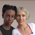 Click to see information about the 'Star Princess Hair (for G8F) (for DAZ Studio)'.