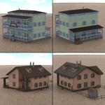 Western Town Set 2 (for Poser)