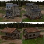 Western Town Set 2 (for DAZ Studio)