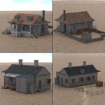 Western Town Set 3 (for Poser)