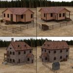 Western Town Set 3 (for DAZ Studio)
