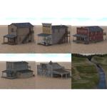 Western Town Set 4 (for Poser)