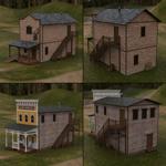 Western Town Set 4 (for DAZ Studio)