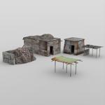 Click to see information about the 'Shanty Town Buildings 1: Set 2 (for DAZ Studio)'.