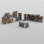 Click to see information about the 'Shanty Town Buildings 1: Set 4 (for DAZ Studio)'.